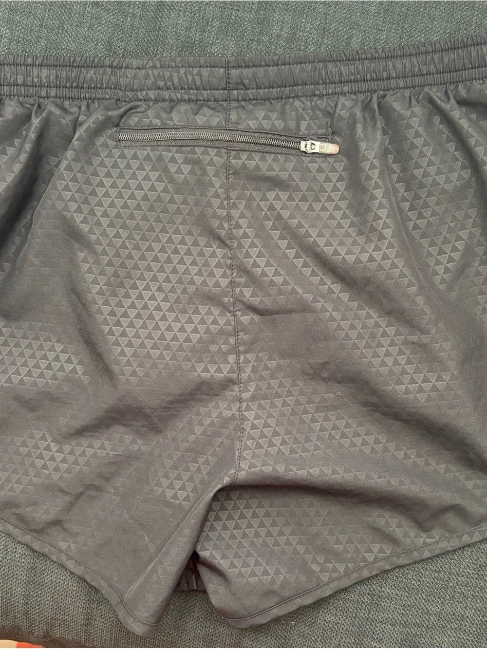 Nike Women’s Black Athletic Shorts with Neon Yellow Drawstring